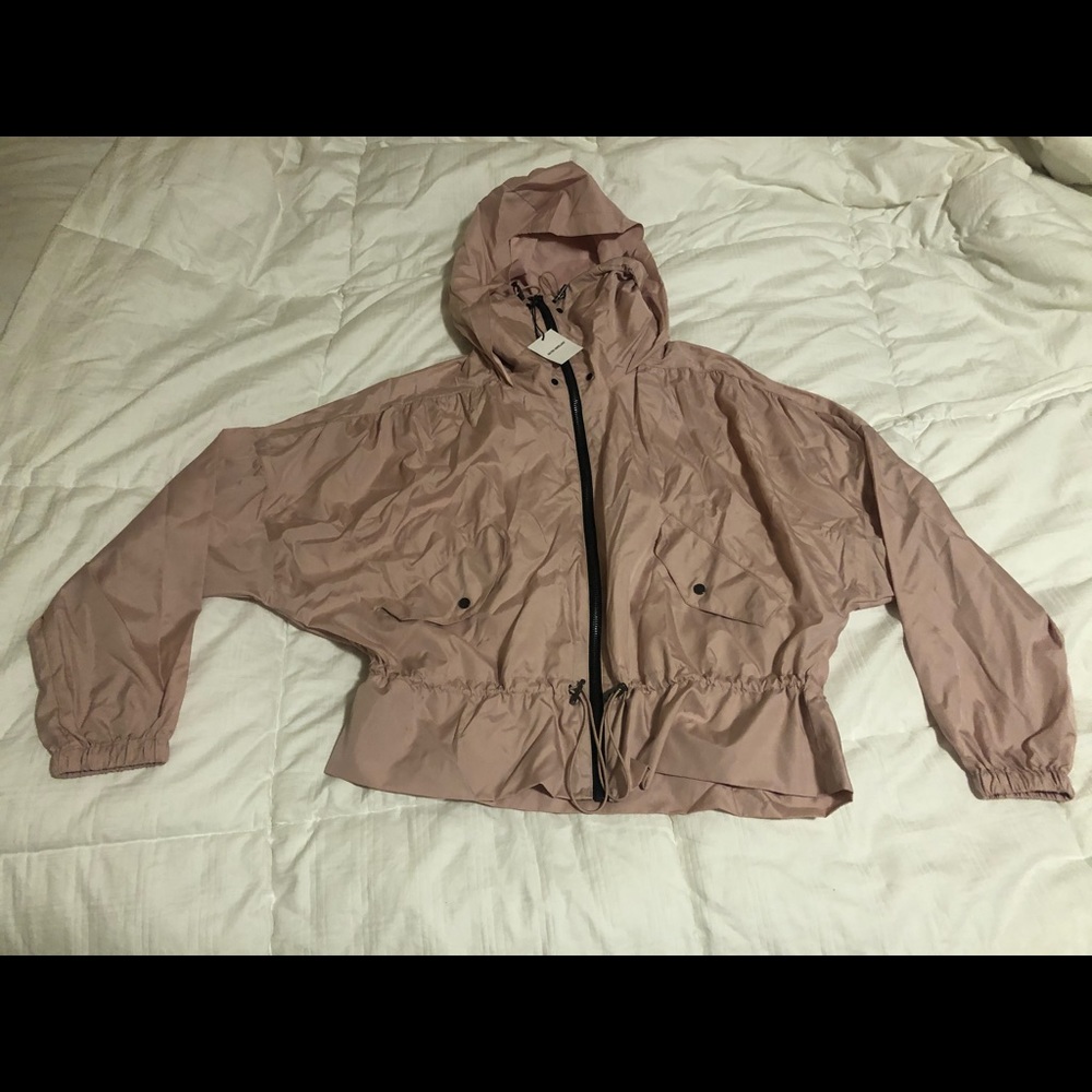 Zara blush wind breaker bomber